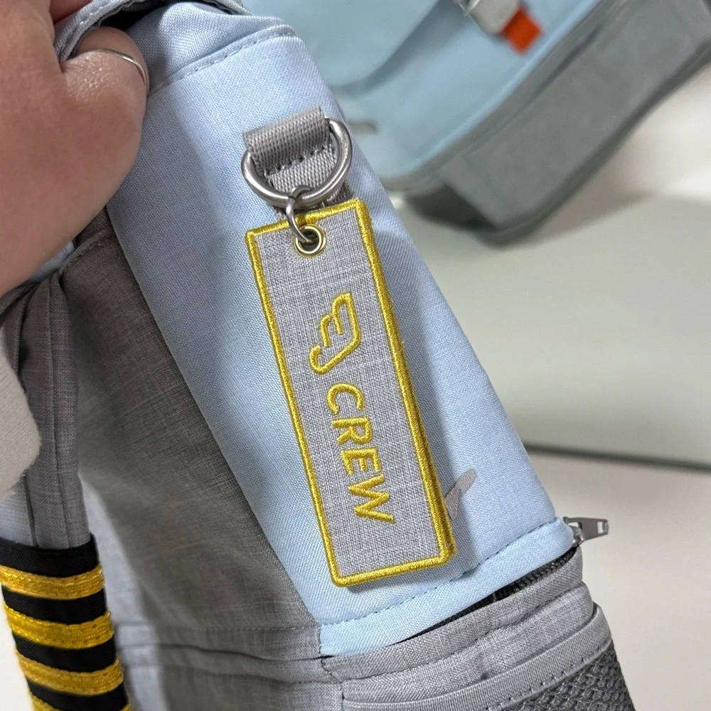 Jetkids by Stokke Crew Backpack Light Blue & Gray Travel Backpack - Picture 9 of 16